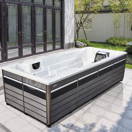 Плавательный СПА бассейн с противотоком и беговой дорожкой Bigeer Альдо